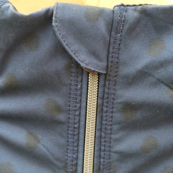 Lululemon Gather And Sprint Jacket Ghost Dot Deep Navy Black / Black Siz… - Picture 3 of 10